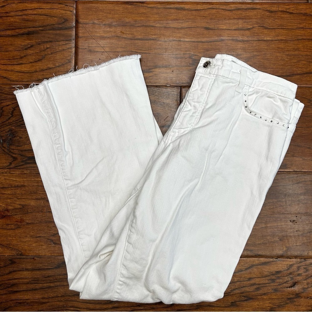 NYDJ‎ embellished raw hem denim jeans
